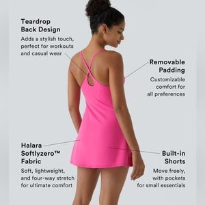 HALARA Softlyzero™ Plush Backless Active Dress-Easy Peezy Edition Size XL